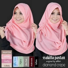 Kerudung Ibu Syari Niqab Dropship