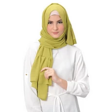 Pashmina Wanita Syari Polos Usia Remaja