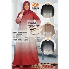 Gamis A Line Dress Lebaran Terbaru