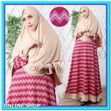 Contoh Gamis Polos Reseller