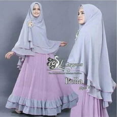 Baju Gamis Kelelawar Modern Cadar Ecer