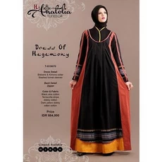 Gamis Navy Lebaran Dropship