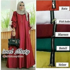 Dress Gamis Polos Dropship