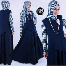 Gamis 2 In 1 Syari Ecer