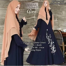 Gamis Jersey Polos Murah Tanggung