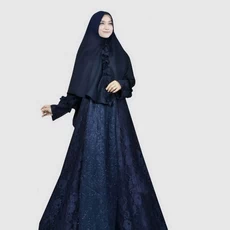 Brukat Gamis Syari Terbaru