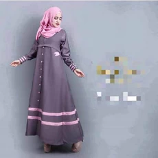 Gamis A Line Dress Niqab Dropship