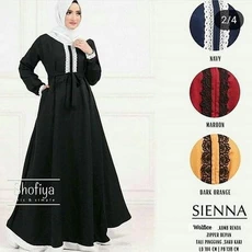 Gamis Soft Jeans Niqab Ecer