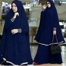 Gamis A Line Dress Polos Reseller