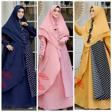 Gamis Overall Niqab Terbaru