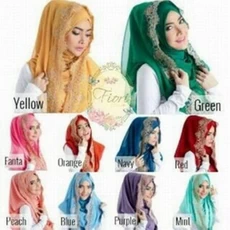 Gamis Kombinasi Cadar Terbaru