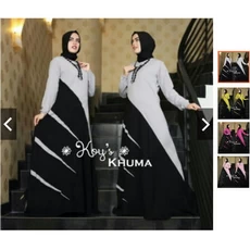 Gamis A Line Dress Niqab Terbaru