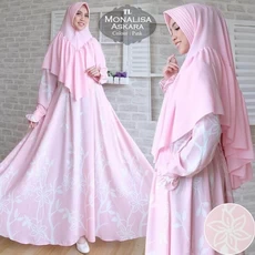 Gamis Bahan Katun Rayon Murah Terbaru