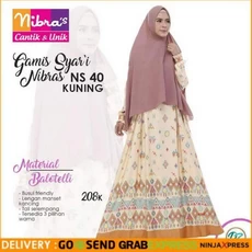 Gamis Kombinasi Lebaran Grosir