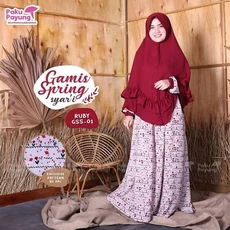 Gamis Bahan Katun Rayon Lebaran Dropship