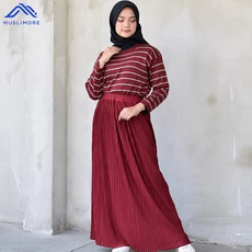 Gamis Rempel Pinggang Niqab Grosir