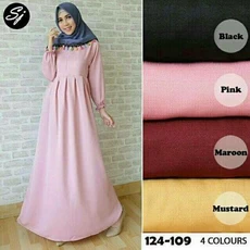 Gamis 2 In 1 Niqab Terbaru