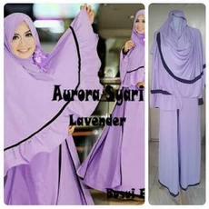 Dress Hitam Putih Muslimah Cadar Terbaru