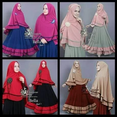 Gamis Pink Fanta Cadar Terbaru