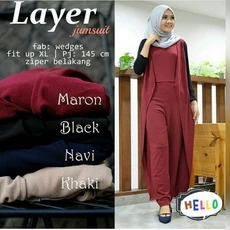 Gamis Bahan Balotelly Niqab Terbaru