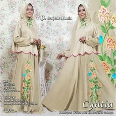 Gamis Putih Rabbani Syari Dropship