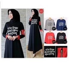 Gamis Jersey Jumbo Syari Reseller