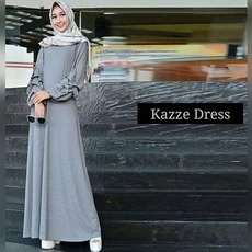 Gamis Jersey Polos Niqab Reseller