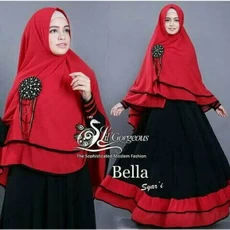 Baju Gamis Syari Polos Ecer