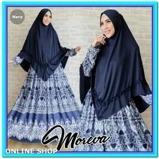 Gamis Syari Sky Blue Syari Grosir