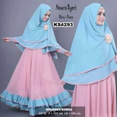 Gamis A Line Dress Niqab Dropship