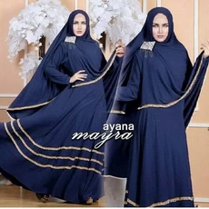 Baju Gamis Kelelawar Modern Niqab Reseller