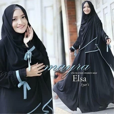 Gamis Soft Jeans Niqab Reseller