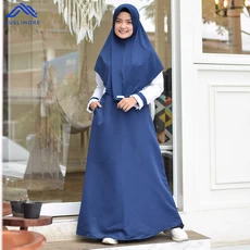 Gamis Jersey Polos Murah Ecer