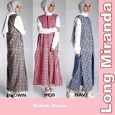 Gamis Mayoutfit Polos Tanggung