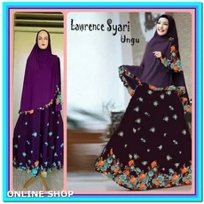 Gamis Ungu Polos Grosir