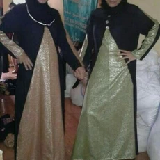 Gamis Terompet Niqab Dropship