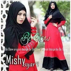 Dress Muslimah Terkini Polos Reseller