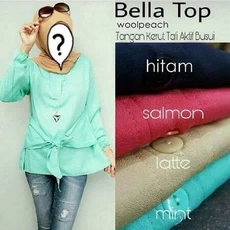 Gamis Brokat Polos Terbaru
