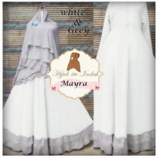 Gamis Rubiah Polos Terbaru