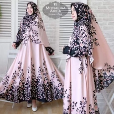 Gamis Jersey Polos Polos Grosir