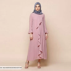 Gamis Jersey Polos Syari Terbaru