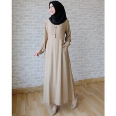 Gamis Batik Qonita Terbaru Cadar Tanggung