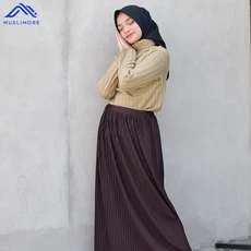 Gamis Coklat Cadar Reseller