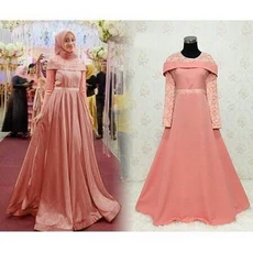 Gamis Polos Polos Dropship