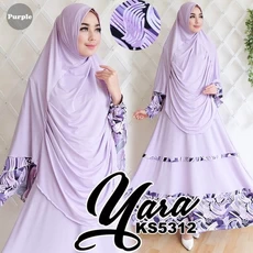 Gamis Coklat Susu Syari ABG