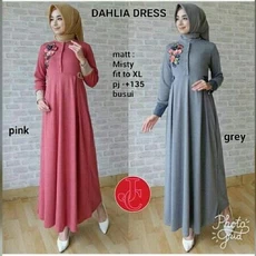 Gamis Jersey Motif Murah Terbaru