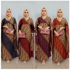 Gamis Kerja Hitam Putih Lebaran Tanggung