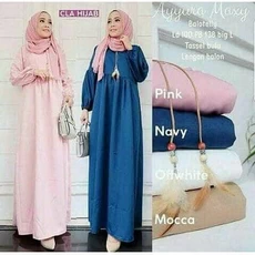 Contoh Gamis Cadar Dropship