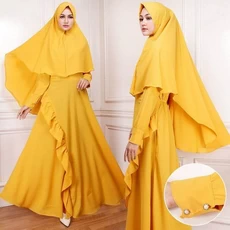 Gamis Kaftan Lebaran Tanggung