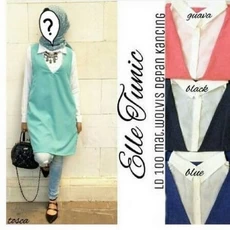 Gamis Cardigan Terbaru Polos Reseller